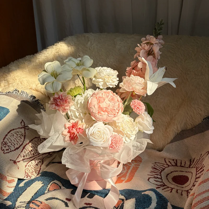 Artificial Bloombox Pink