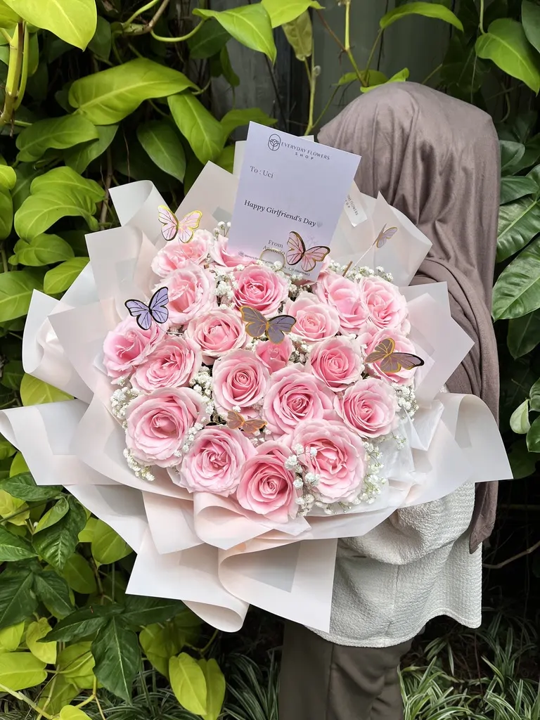 Giant Roses Pink - Gambar 2