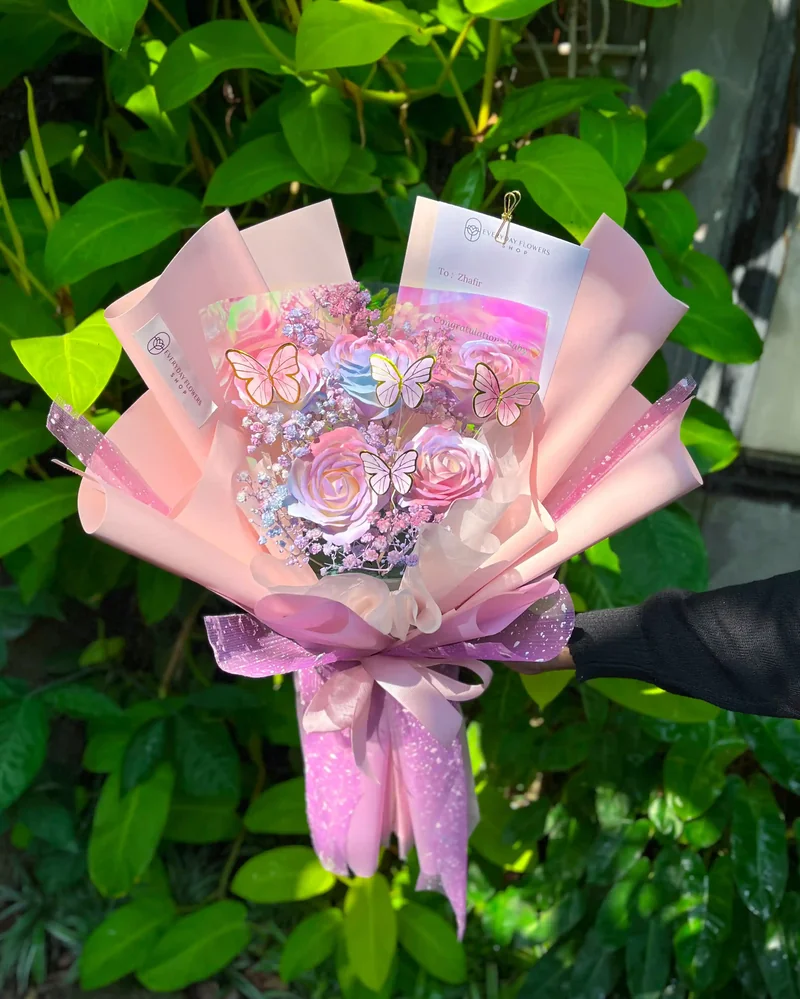 Unicorn Artificial Pink Petite - Gambar 2